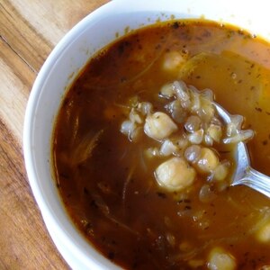 トルコ料理★麦と豆のアラジャ・スープ